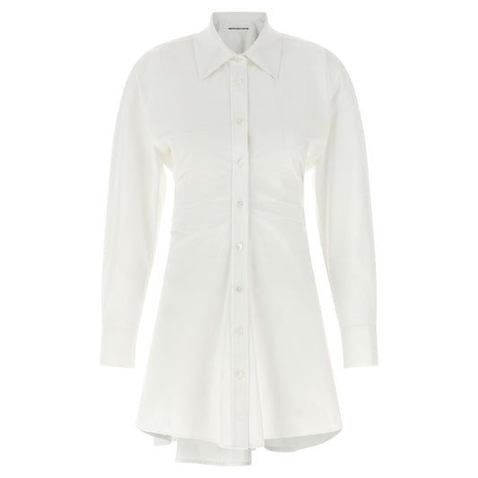 Alexander Wang White Cotton Short Dress