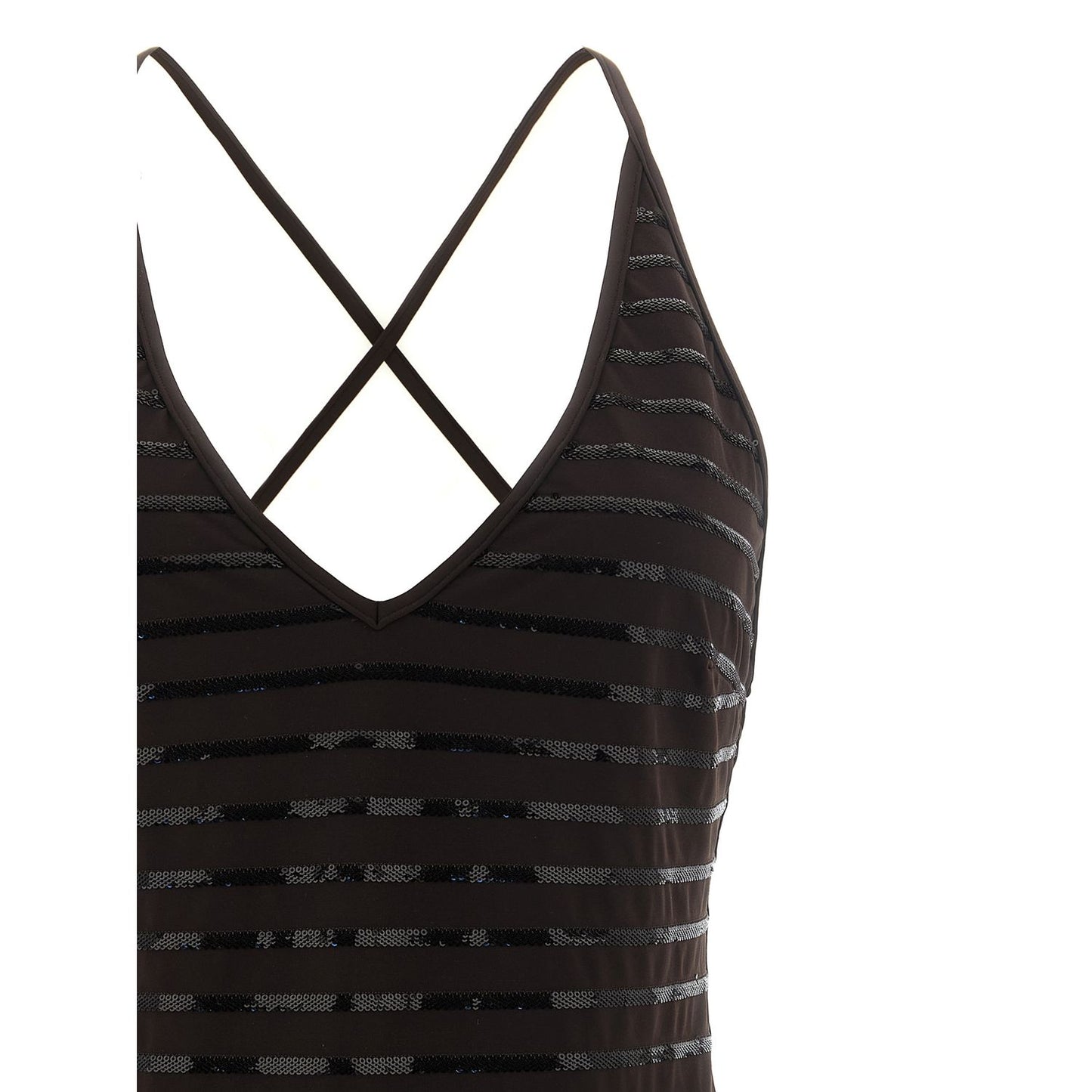 Brunello Cucinelli Brown Polyamide One-Piece Swimsuit