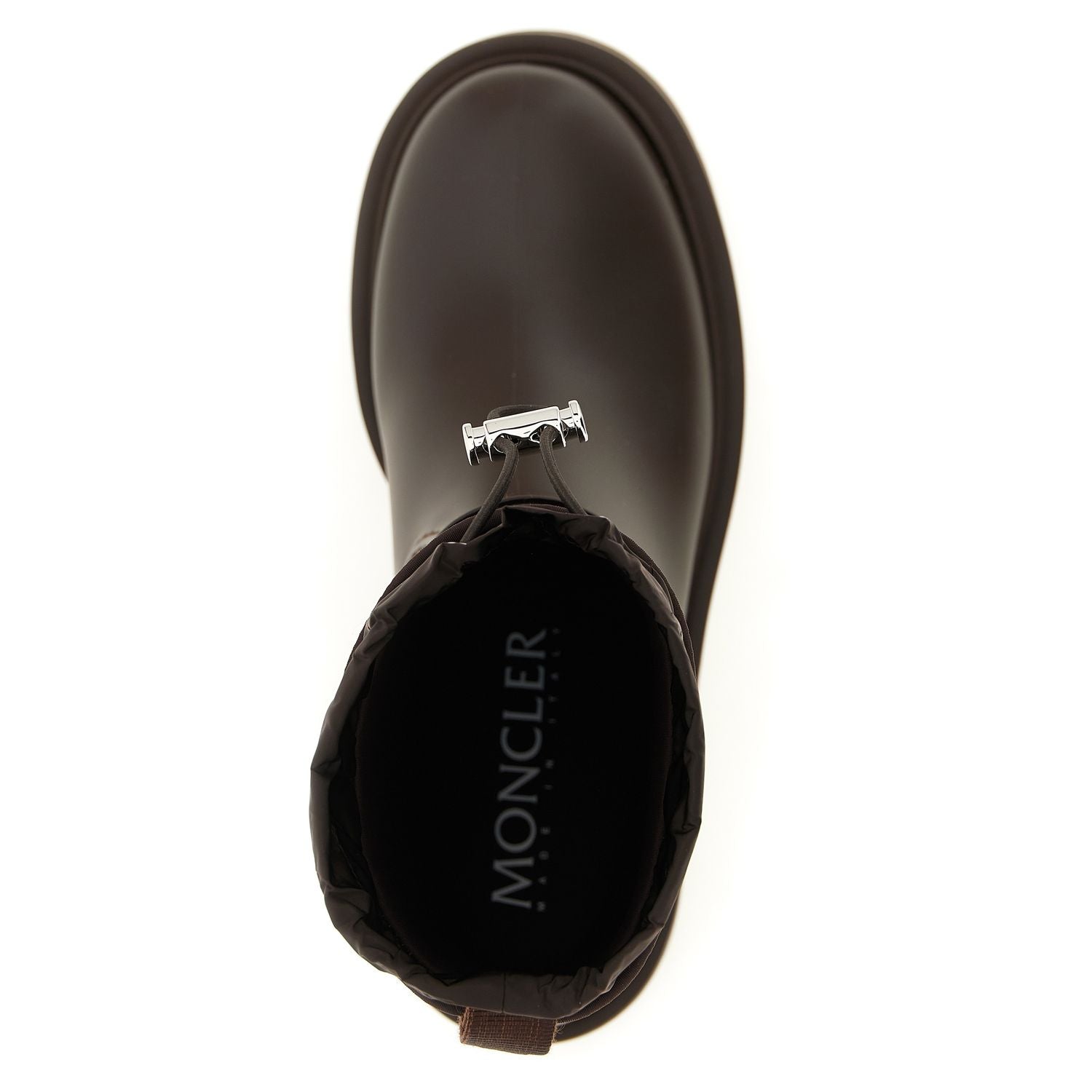 Moncler Brown Pvc Ankle Boots