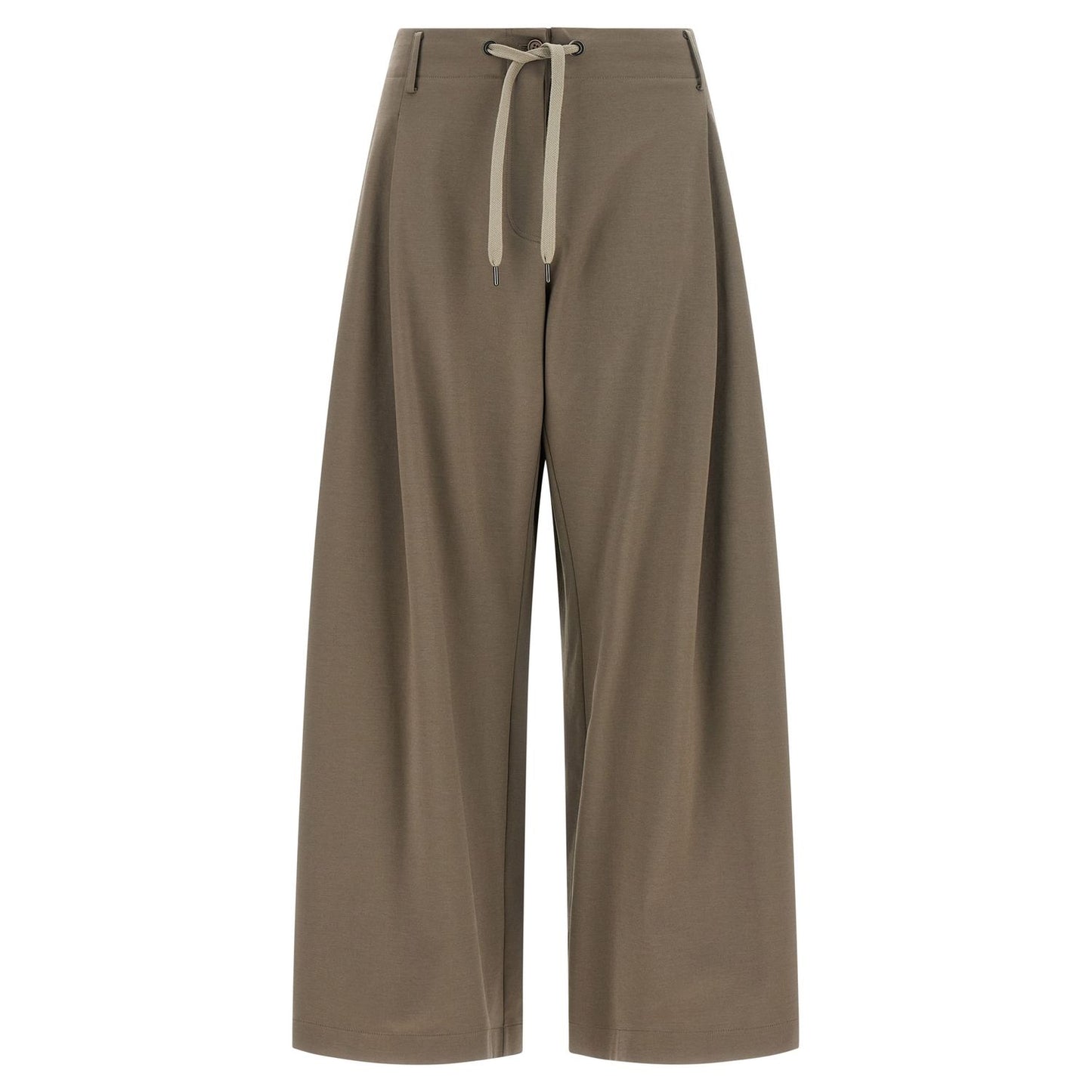 Brunello Cucinelli Gray Cotton Athletic Pants