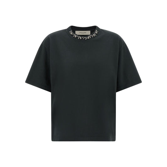 Golden Goose Black Cotton T-Shirt
