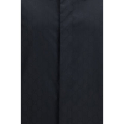 Gucci Black Polyamide Full-Length Jacket