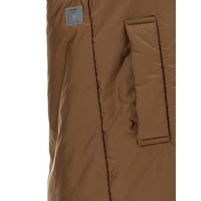 Max Mara Brown Polyester Sleeveless Jacket