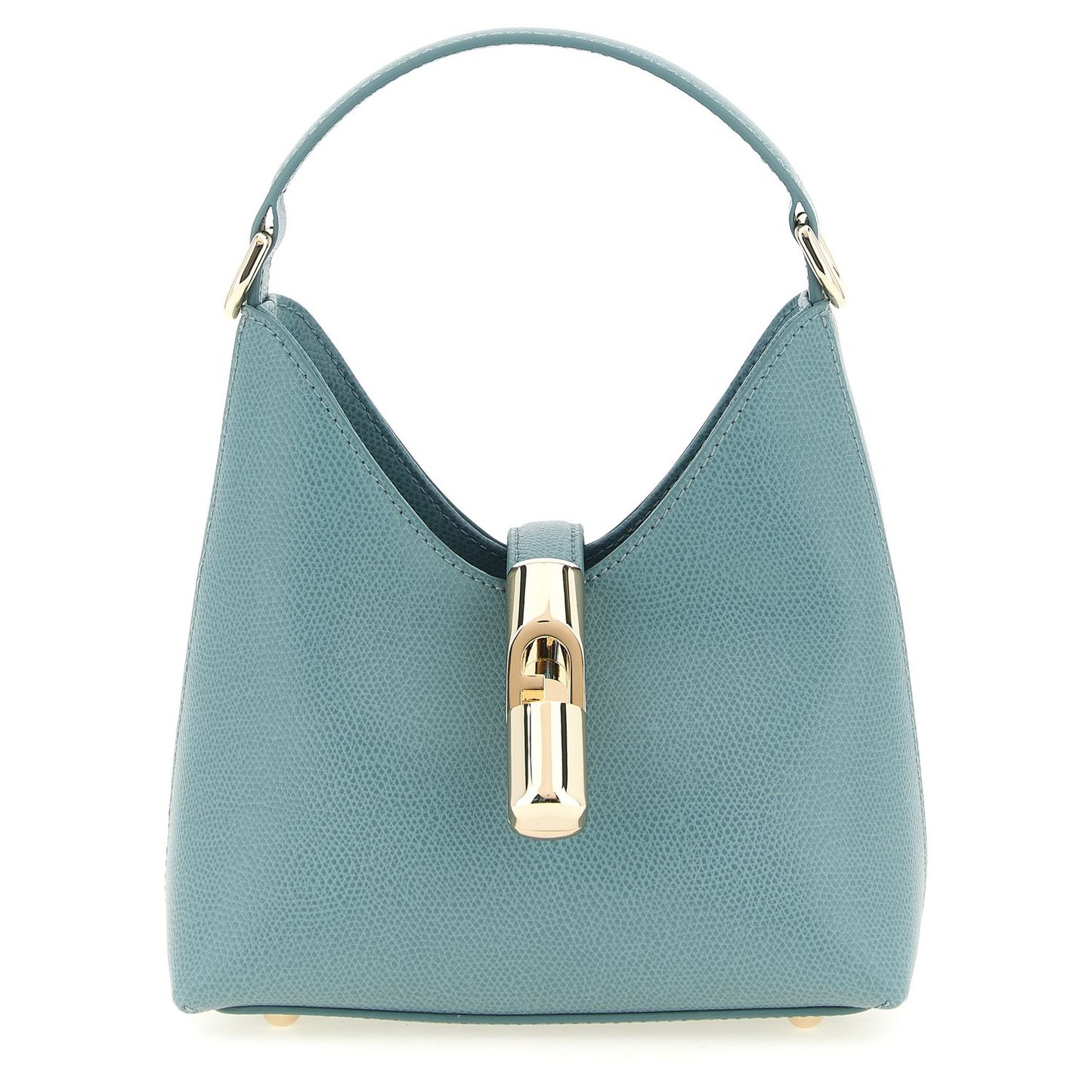 Furla Blue Calfskin Handbag