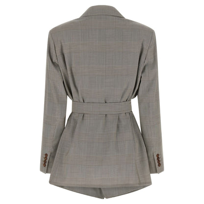 Max Mara Gray Wool Blazer