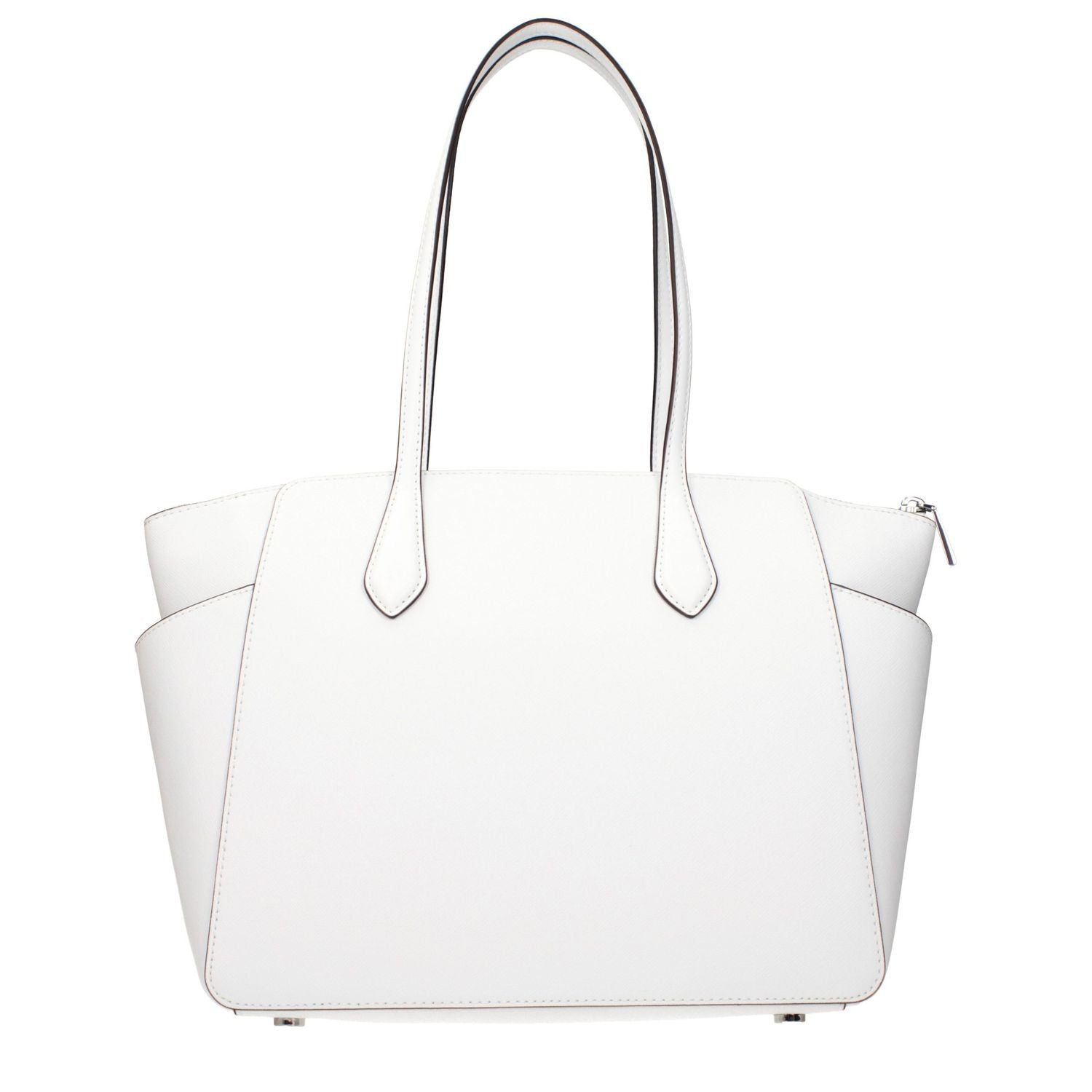 Michael Kors White Leather Shoulder Bag