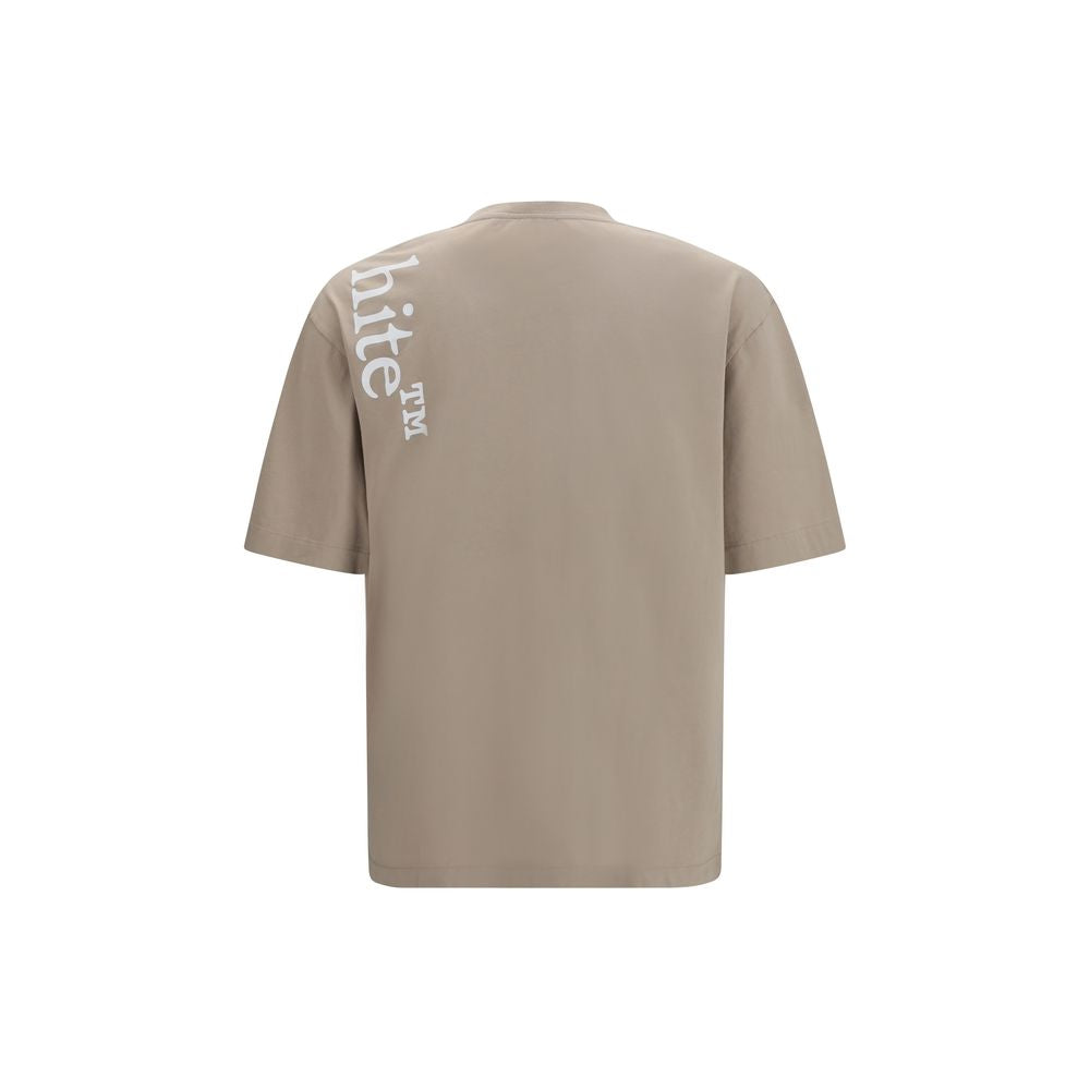 Off-White Beige Cotton Sportswear