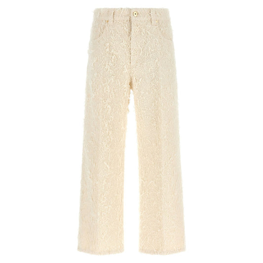 Brunello Cucinelli Beige Cotton Casual Pants