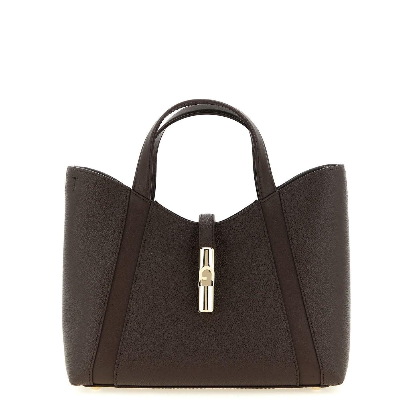 Furla Brown Calfskin Tote Bag