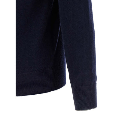 Brunello Cucinelli Blue Cashmere Cardigan