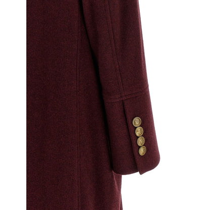 Brunello Cucinelli Bordeaux Cashmere Coat