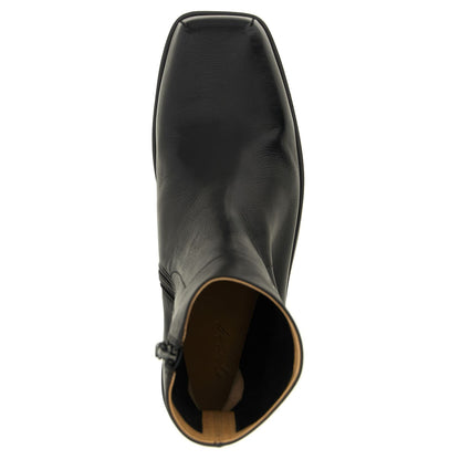 Marsell Black Calfskin Ankle Boots