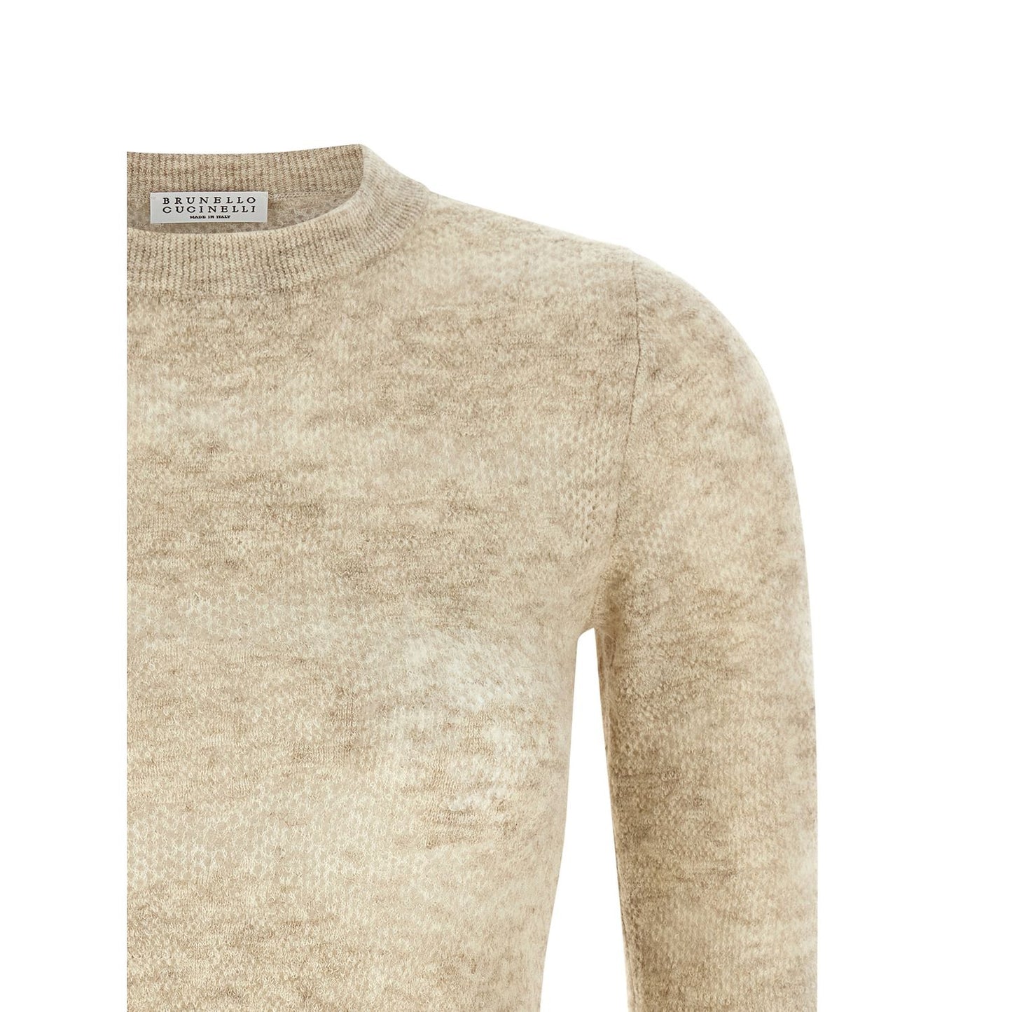 Brunello Cucinelli Beige Silk Cardigan