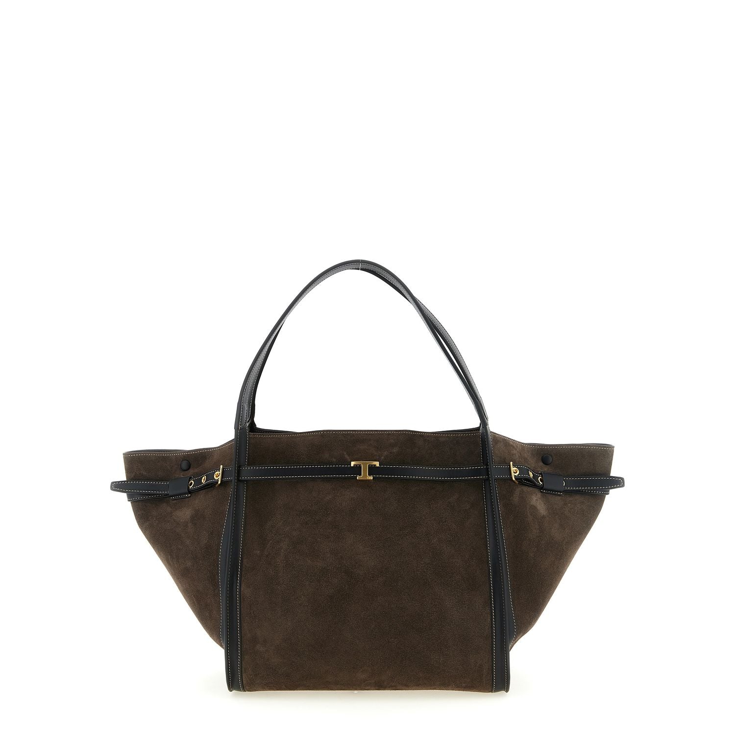 Tod's Brown Calfskin Tote Bag