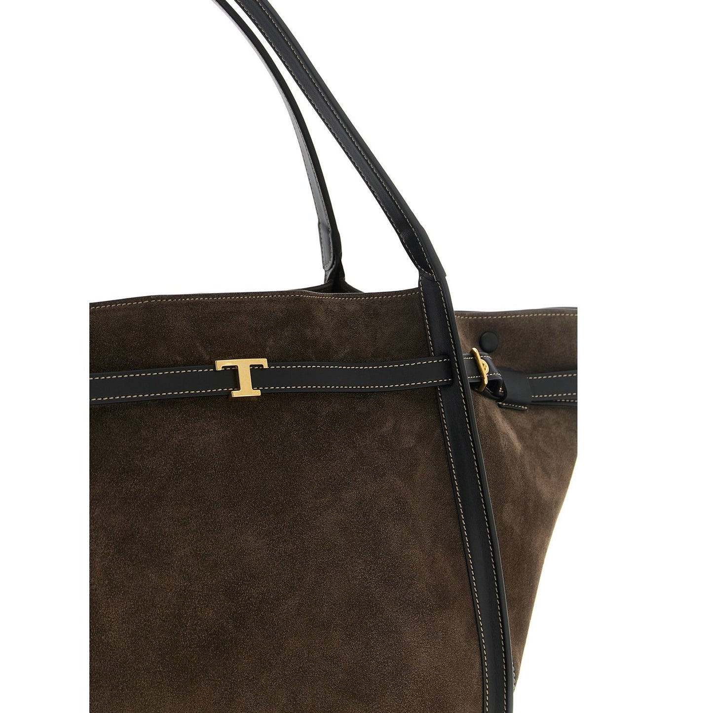 Tod's Brown Calfskin Tote Bag