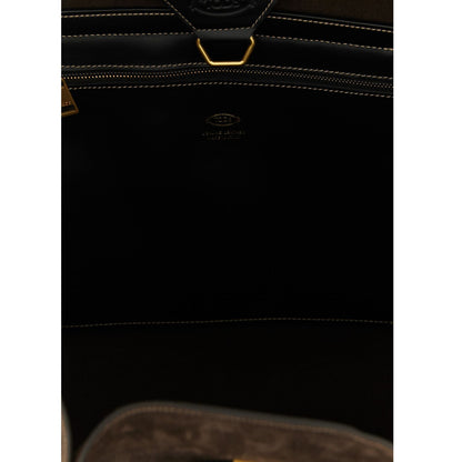Tod's Brown Calfskin Tote Bag