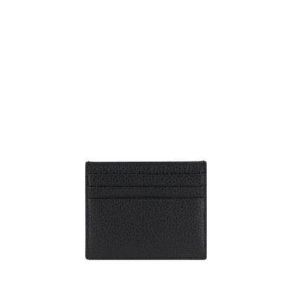 Prada Black Calf Leather Bos Taurus Wallet