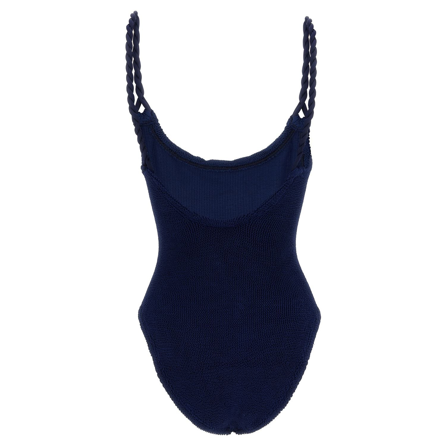 Hunza G Blue Polyamide One-Piece Swimsuit