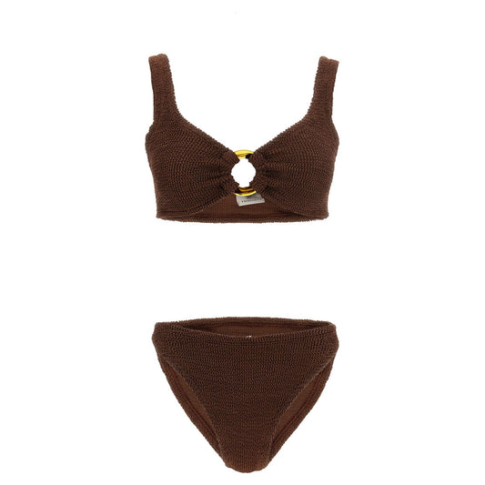 Hunza G Brown Polyamide Bikini