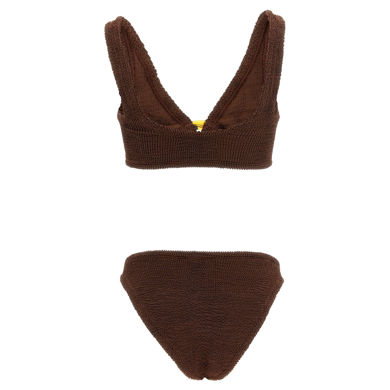 Hunza G Brown Polyamide Bikini