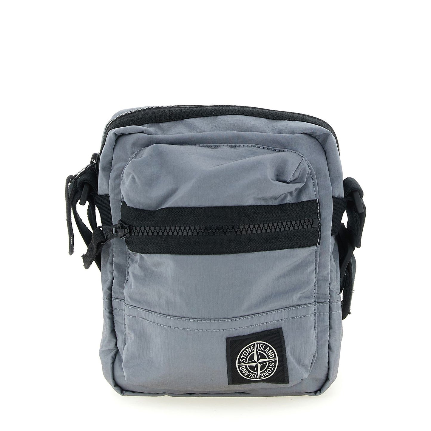 Stone Island Gray Polyamide Crossbody Bag
