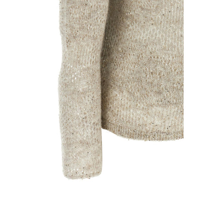 Brunello Cucinelli Beige Nylon Cardigan
