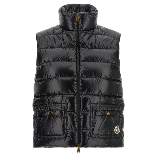 Moncler Black Polyamide Sleeveless Jacket