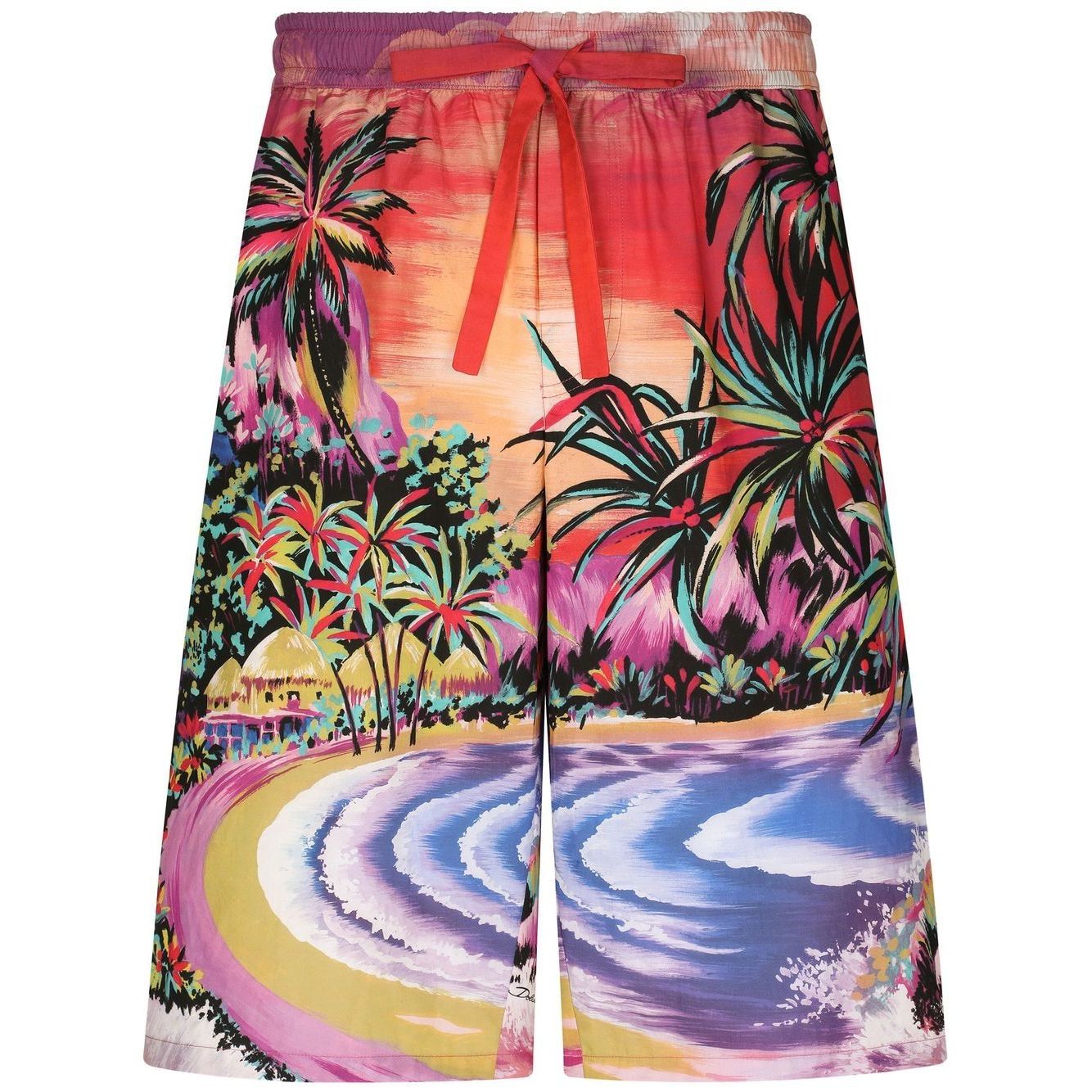 Dolce & Gabbana graphic-print bermuda shorts