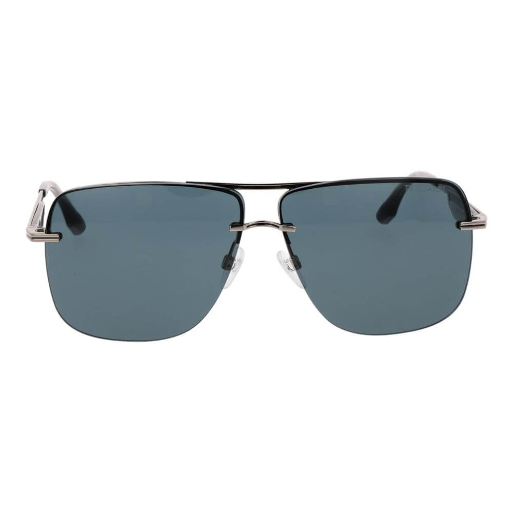 Trussardi Silver Metal Sunglasses