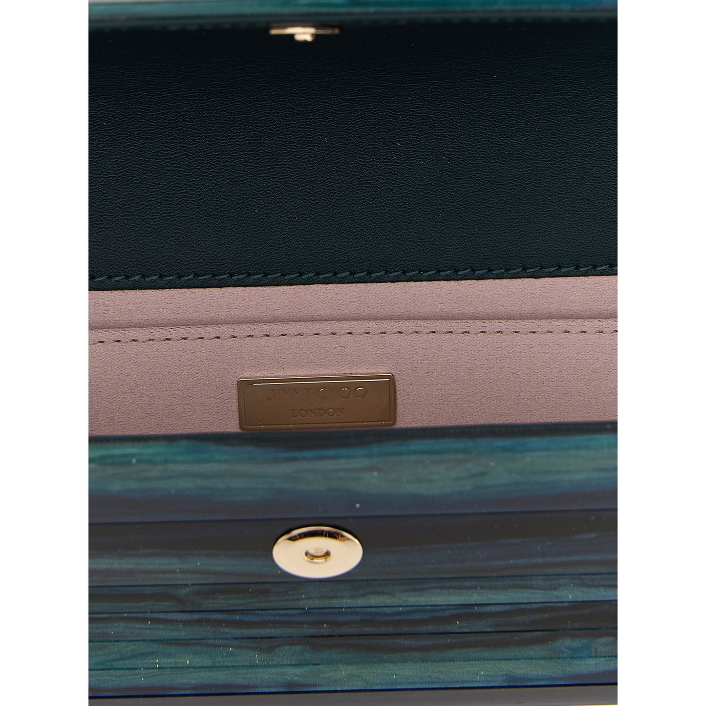 Jimmy Choo Bicolor Polyester Clutch Bag