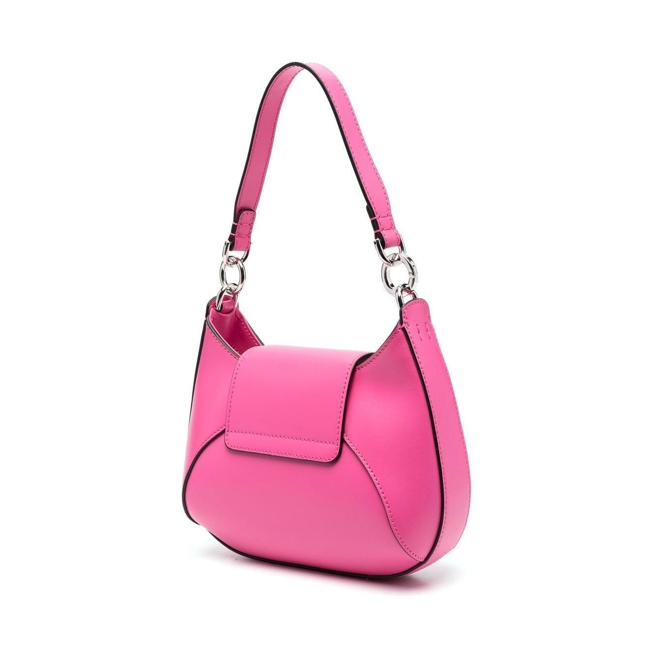 Front view with bag zipped and handles upright.