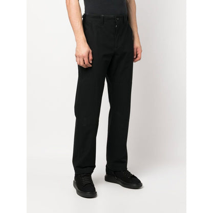 Alexander McQueen drawstring-hem Cotton Trousers