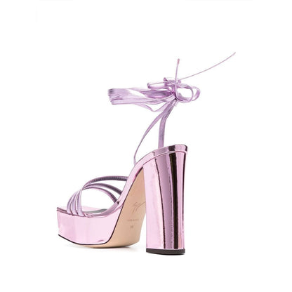 Giuseppe Zanotti Metallic 125mm platform sandals