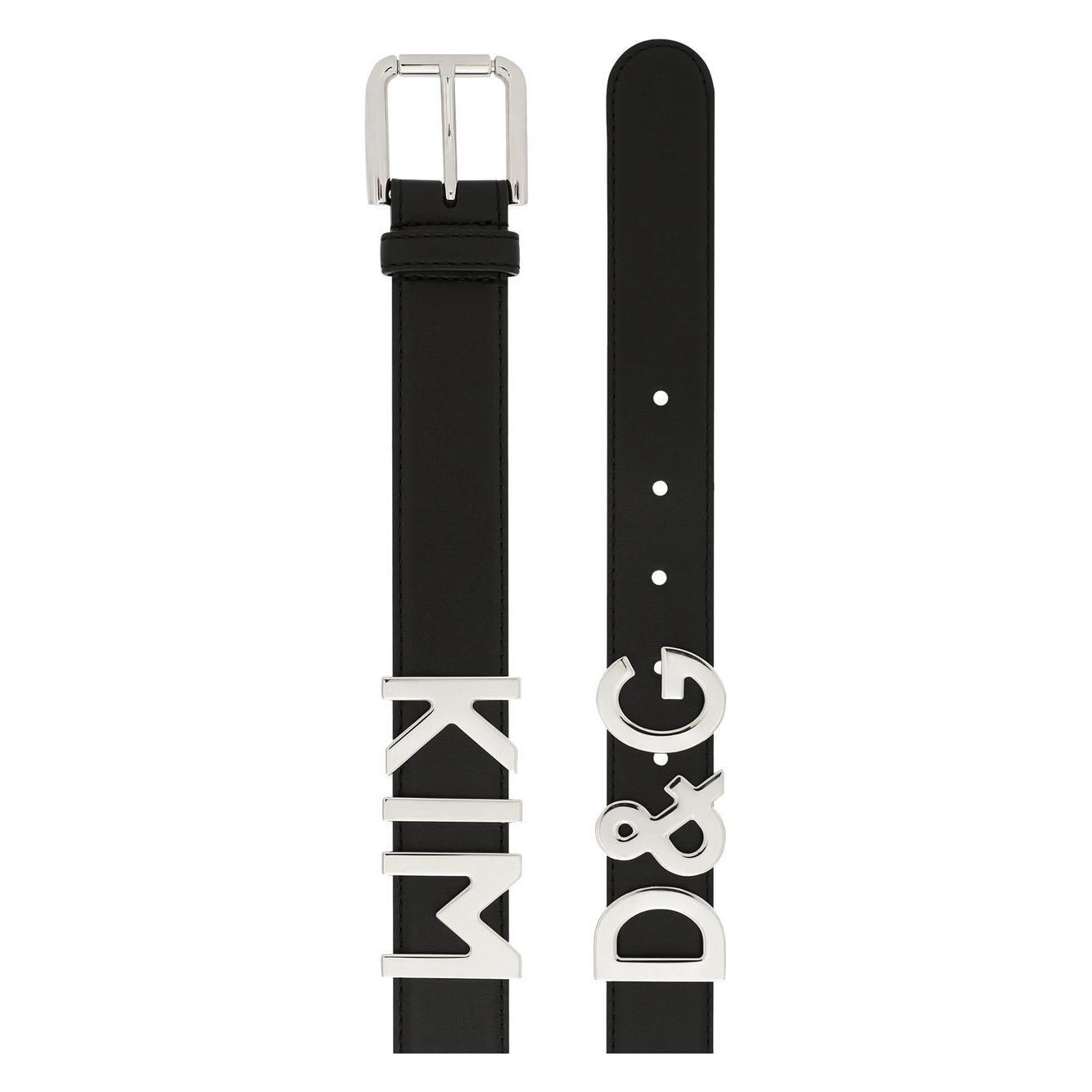 Dolce & Gabbana logo-lettering Leather Belt BE1599AM68187653
