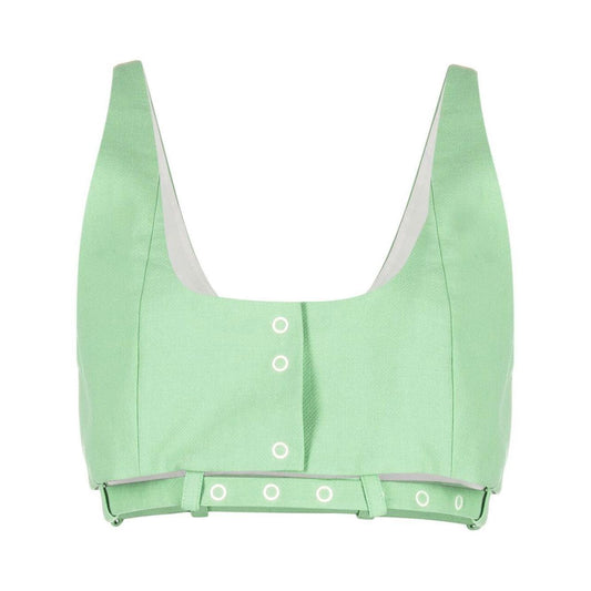 Ganni cropped tank top F7596484