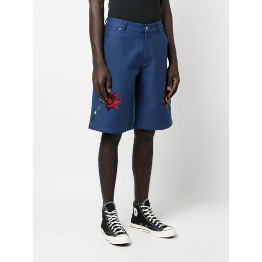 SKY HIGH FARM WORKWEAR Shorts Blue SHF03P011BLUE