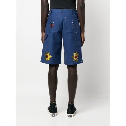 SKY HIGH FARM WORKWEAR Shorts Blue Short trousers