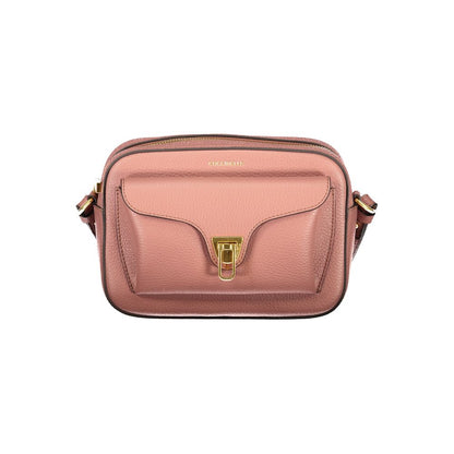 Coccinelle Pink Leather Women's Bag