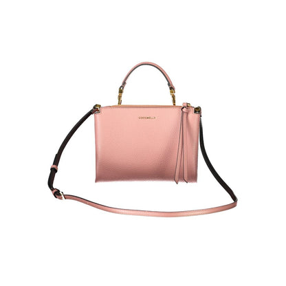 Coccinelle Pink Leather Handbag