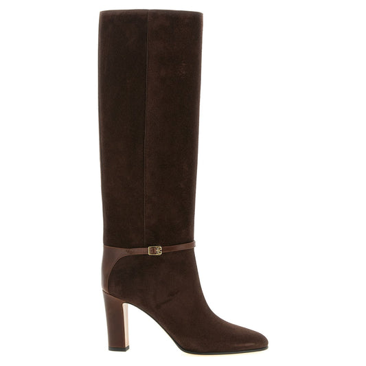 Valentino Garavani Brown Calfskin Over The Knee