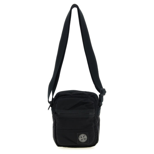 Stone Island Black Polyamide Crossbody Bag