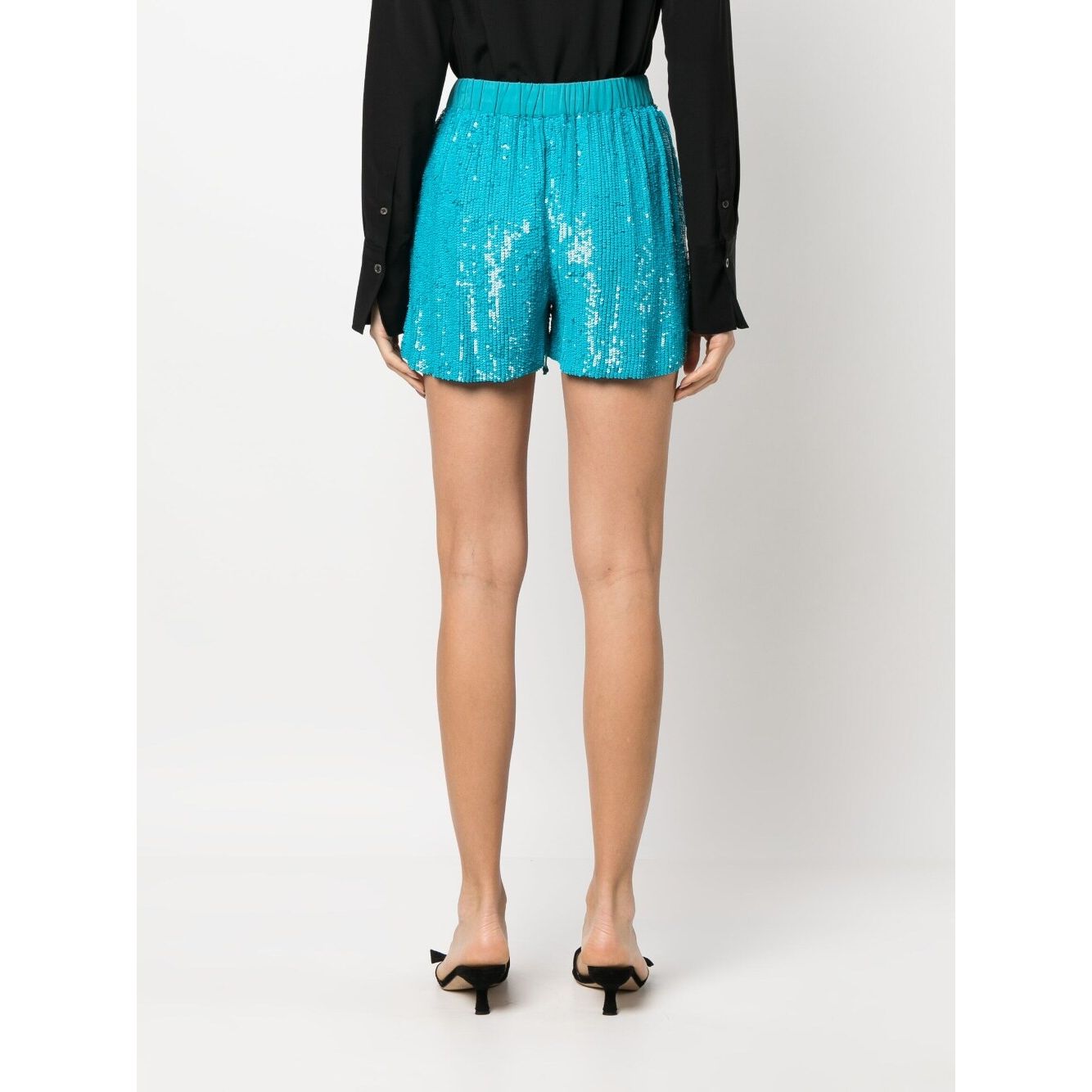 Parosh Shorts Clear Blue