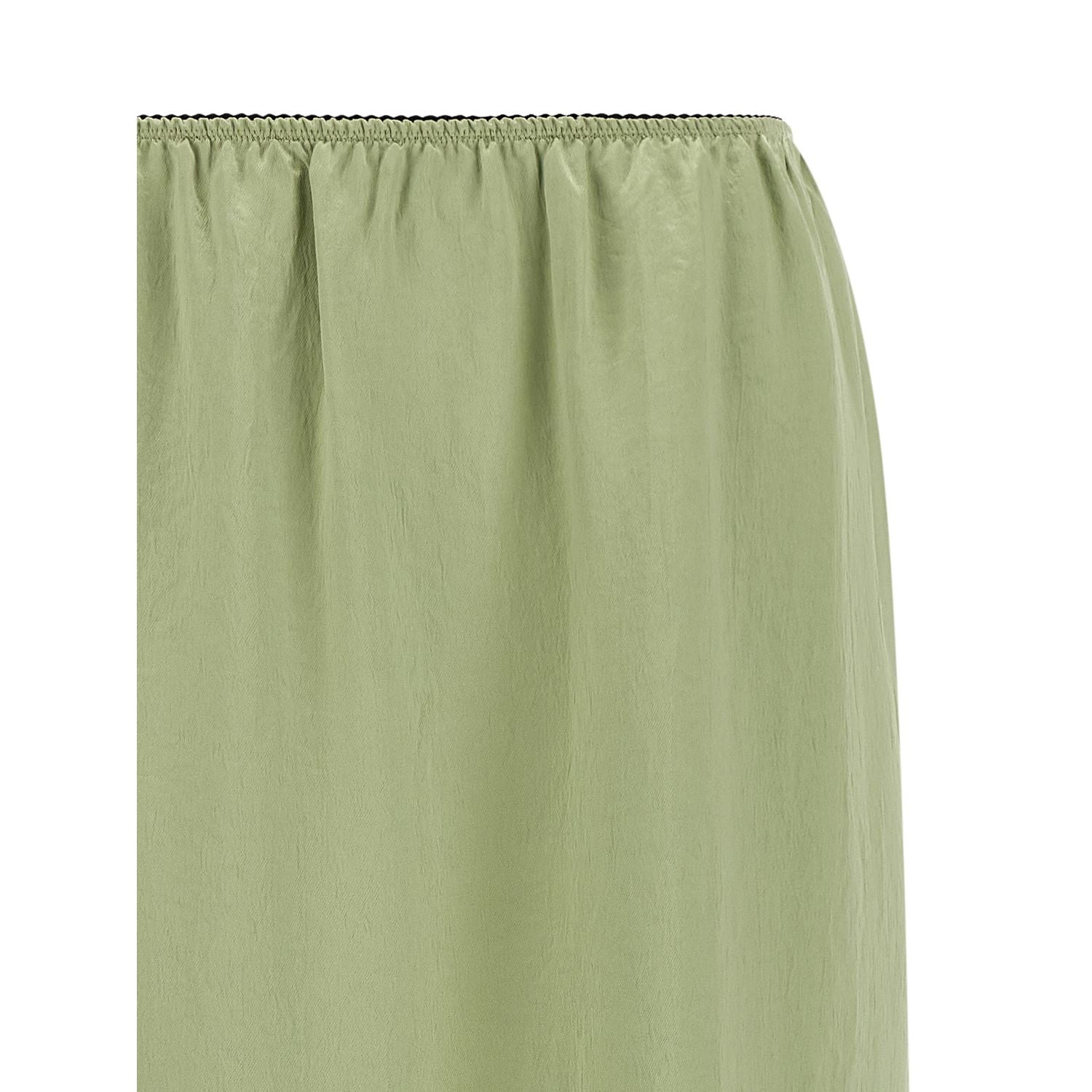 Twinset Bicolor Marabou Midi Skirt