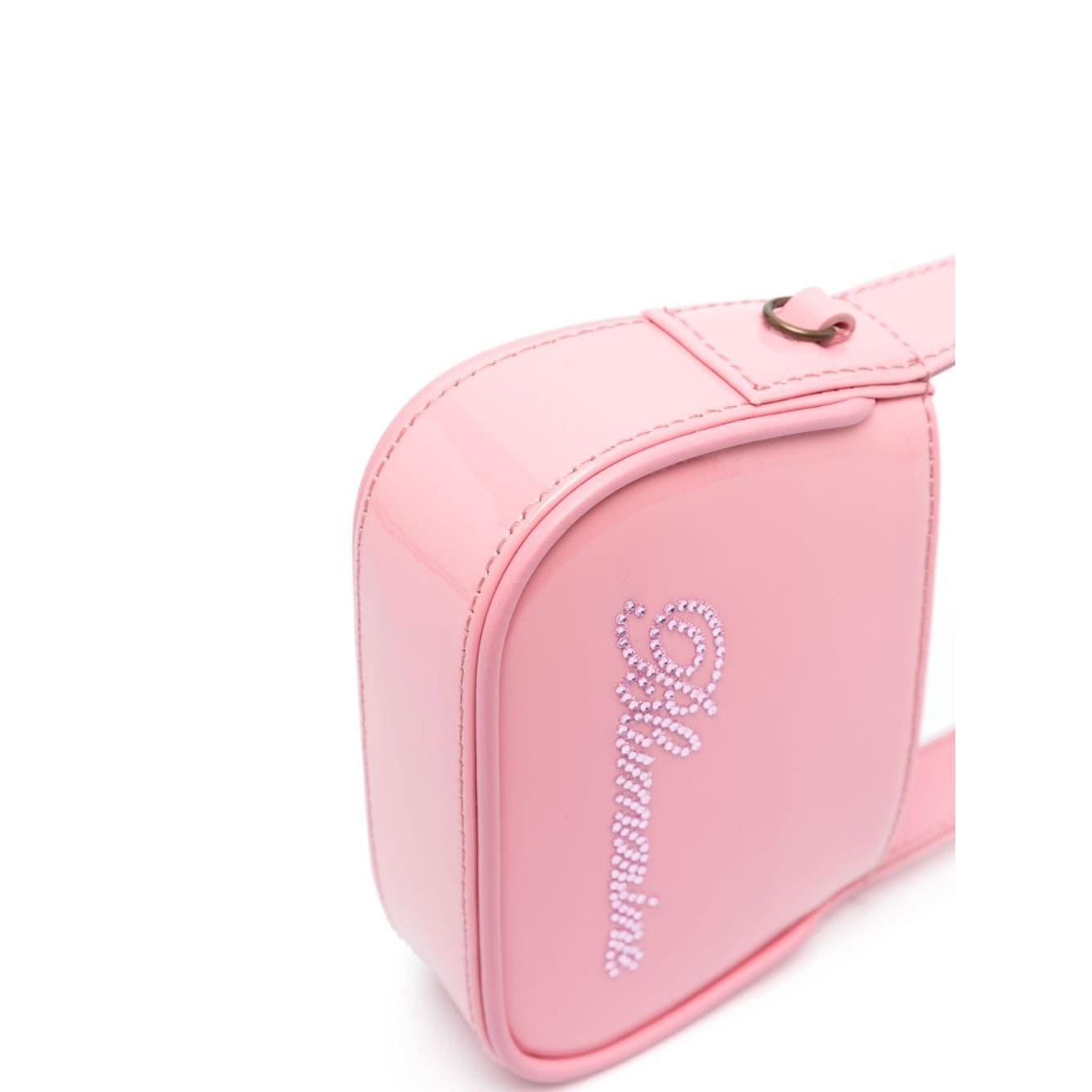 Blumarine crystal-embellished logo tote bag