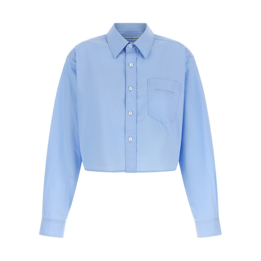 Alexander Wang Blue Cotton Blouse