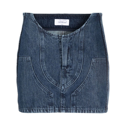 Off White Denim mini skirt