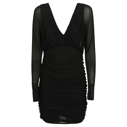 Saint Laurent Short dress with V-neck