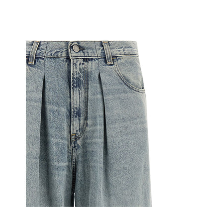 Haikure Blue Cotton Jeans Denim