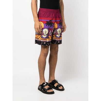 Pleasures Shorts Bordeaux Short trousers
