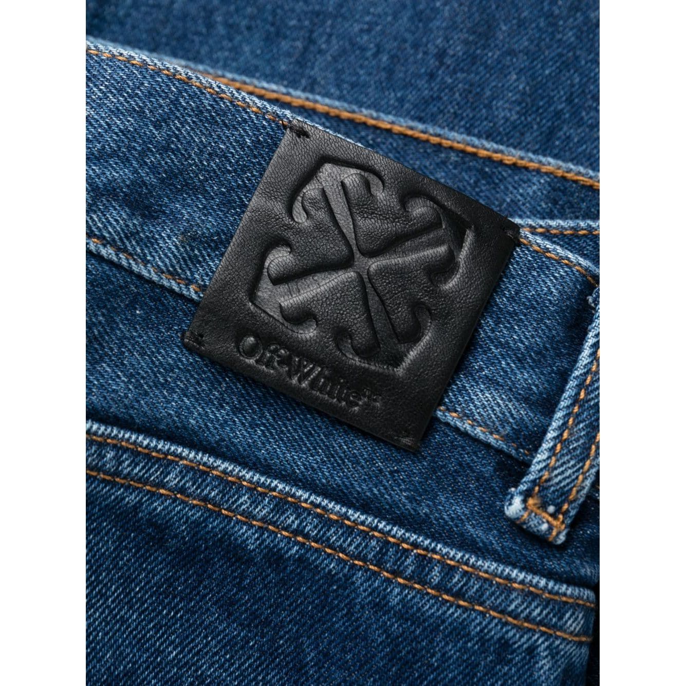 Off White High-waisted straight jeans Jeans